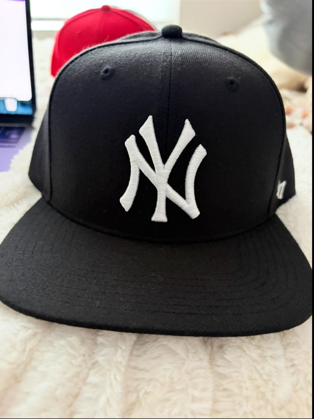 New Era Black & White New York Yankees Fitted Cap